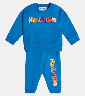 Bebé - chándal de algodón con logo | Moschino Kids