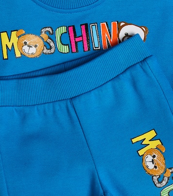 Bebé - chándal de algodón con logo | Moschino Kids