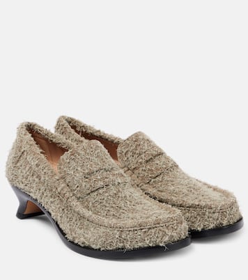 Terra 40 suede loafer pumps | Loewe