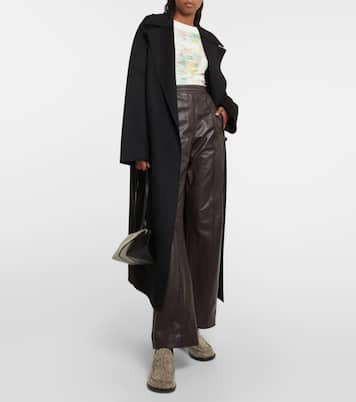 Terra 40 suede loafer pumps | Loewe