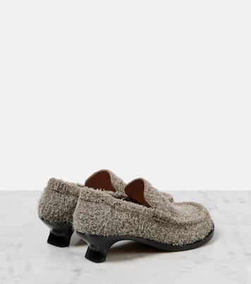 Terra 40 suede loafer pumps | Loewe