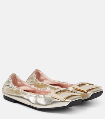 Ballerines Viv'Pockette en cuir | Roger Vivier