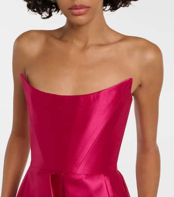 Abito midi bustier | Alex Perry