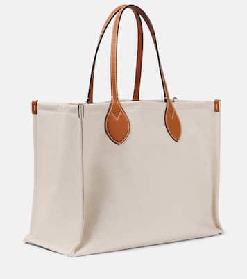 Tote Medium aus Canvas mit Leder | Gucci