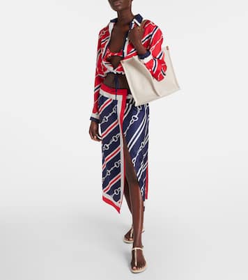 Tote Medium aus Canvas mit Leder | Gucci