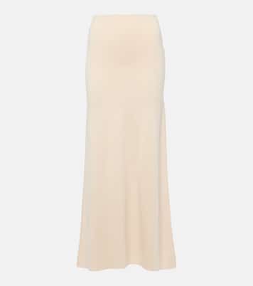 Robyn wool and cotton-blend maxi skirt | Fforme