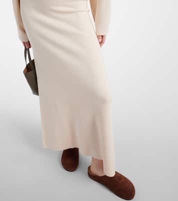 Robyn wool and cotton-blend maxi skirt | Fforme