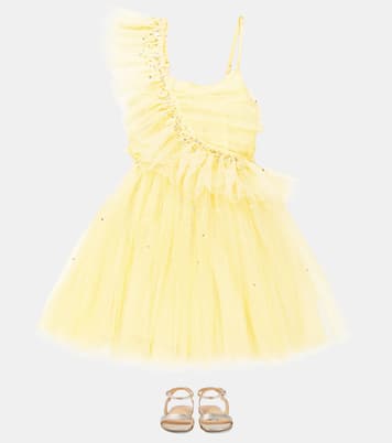 Verziertes Kleid Frottage aus Tüll | Tutu Du Monde