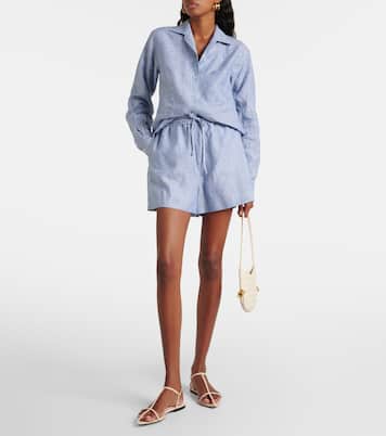 Bermuda-Shorts Perth aus Leinen | Loro Piana