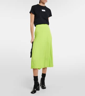 Pleated midi skirt | MM6 Maison Margiela