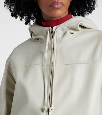 Oversize-Lederjacke | Bottega Veneta