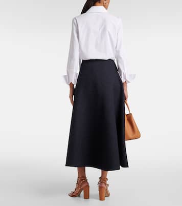 Tweed midi skirt | Valentino