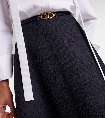Tweed midi skirt | Valentino