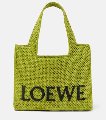 Cabas Paula’s Ibiza Font Small en raphia | Loewe