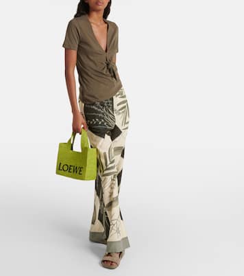 Cabas Paula’s Ibiza Font Small en raphia | Loewe