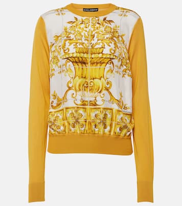 Pullover Majolica in seta | Dolce&Gabbana