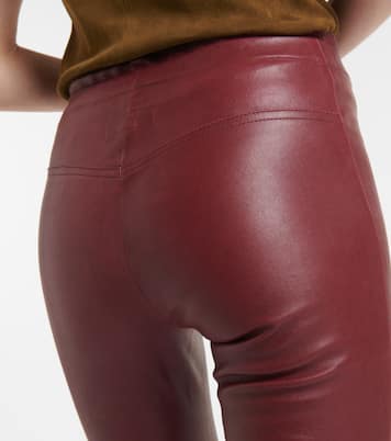 Schmale Hose JP aus Veloursleder | Stouls