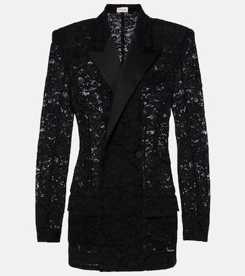 Giacca da smoking in pizzo guipure | Saint Laurent