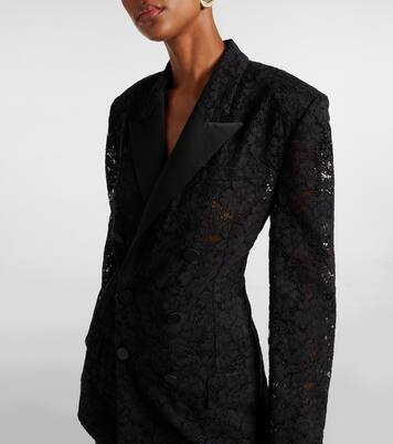 Giacca da smoking in pizzo guipure | Saint Laurent