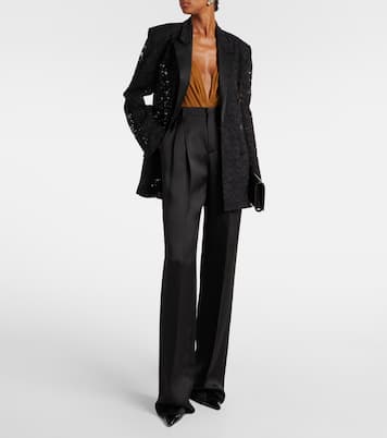 Giacca da smoking in pizzo guipure | Saint Laurent
