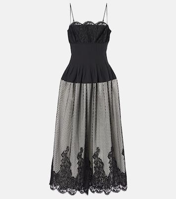 Midikleid Katelyn mit Spitze | Simkhai