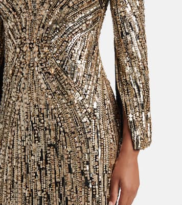 Abito lungo Avalon con paillettes | Jenny Packham