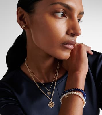 Collier World Traveler en or 14 ct et diamants | Sydney Evan