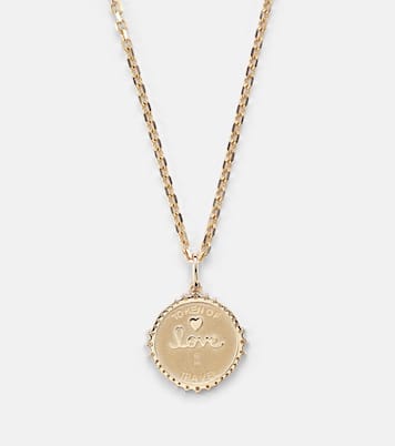 Collier World Traveler en or 14 ct et diamants | Sydney Evan