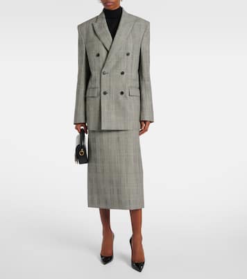 Prince of Wales checked wool blazer | Wardrobe.NYC