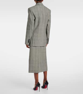 Prince of Wales checked wool blazer | Wardrobe.NYC