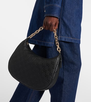 Schultertasche GG Medium aus Leder | Gucci