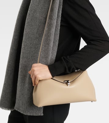 Clutch T-Lock in pelle | Toteme