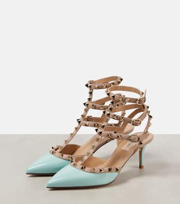 Escarpins Rockstud Classic 65 en cuir verni | Valentino Garavani