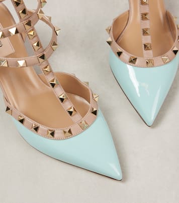 Escarpins Rockstud Classic 65 en cuir verni | Valentino Garavani