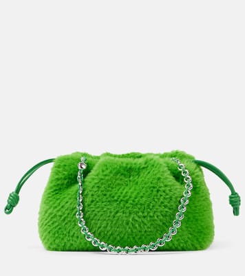 Flamenco Small faux fur clutch | Loewe