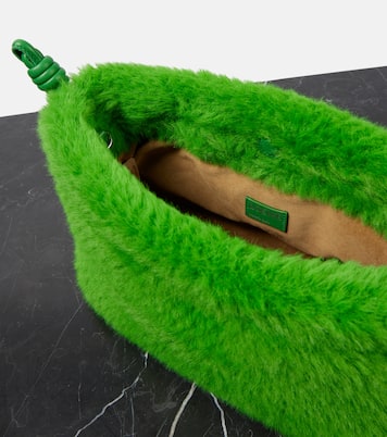 Flamenco Small faux fur clutch | Loewe