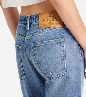 Jeans regular a vita media | Prada