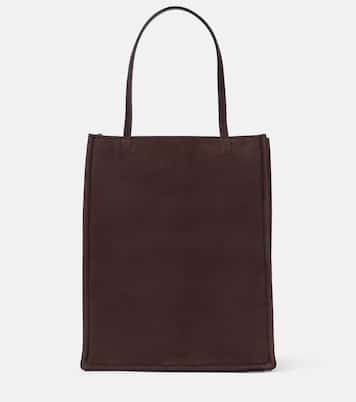Tote To Go Small aus Veloursleder | The Row