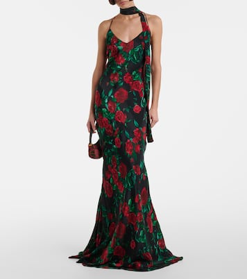 Robe longue Isla à fleurs | Alexandra Miro