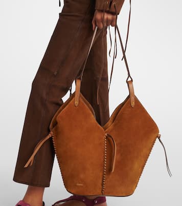 Borsa a spalla Tampa in suede | Isabel Marant