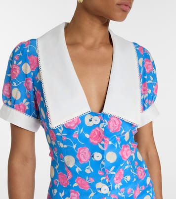 Blouse Zinia en soie à fleurs | Rixo