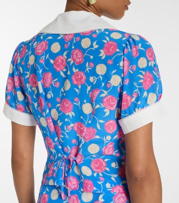 Blouse Zinia en soie à fleurs | Rixo