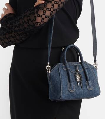 Sac Antigona Toy Lock en jean | Givenchy