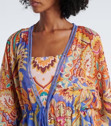 Bedrucktes Cover-up aus Seide und Baumwolle | Etro