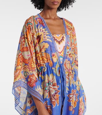 Bedrucktes Cover-up aus Seide und Baumwolle | Etro