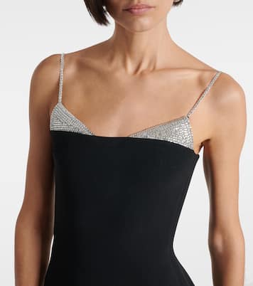 Embellished cady minidress | David Koma