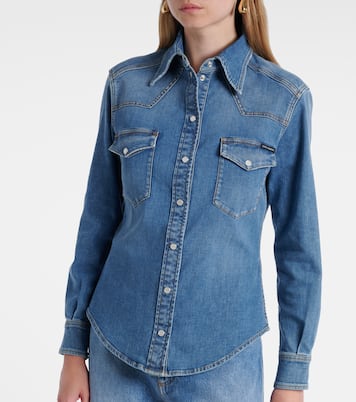 Washed denim shirt | Dolce&Gabbana