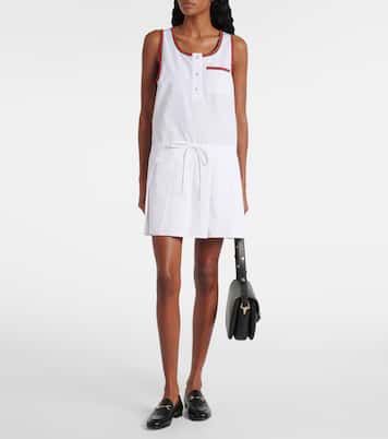 Web Stripe pleated minidress | Gucci
