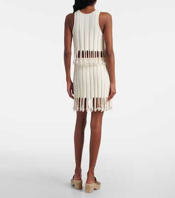 Top raccourci Paula's Ibiza en coton à ornements  | Loewe