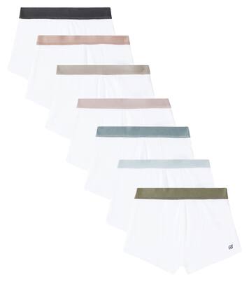 Set of 7 cotton jersey boxer briefs | Bonpoint